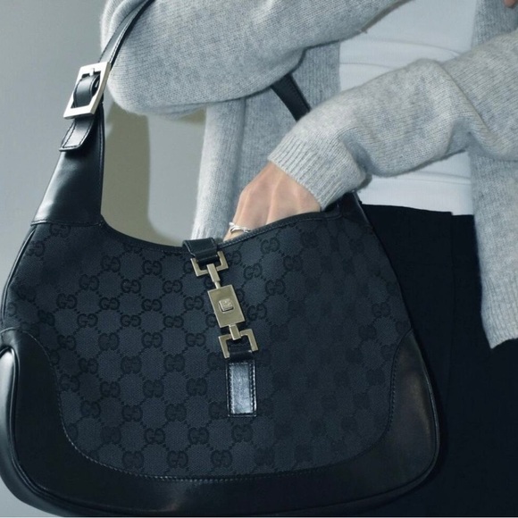 ✨💎EXCELLENT💎✨ Vintage GUCCI Jackie 1961 Small Bag w/COA, Dustbag & GWP - Picture 1 of 12